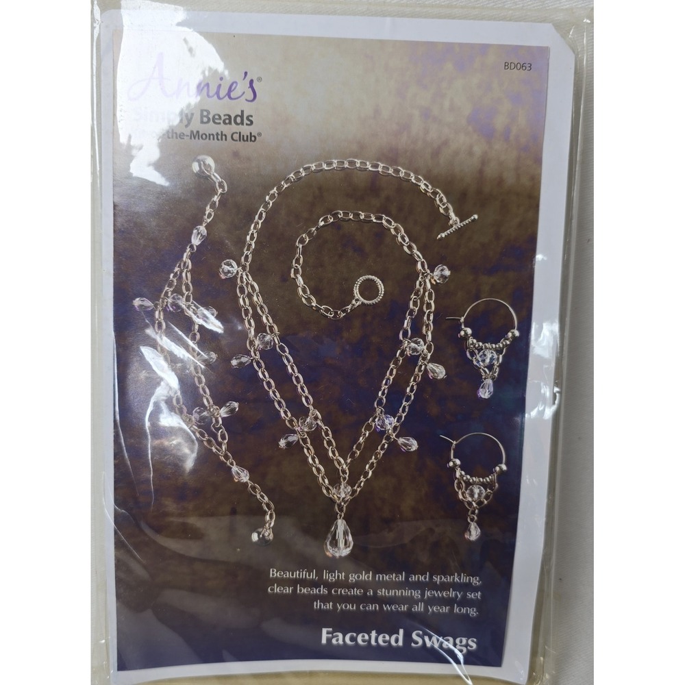 Annie's Simply Beads Kit Of The Month "Faceted‎ Swags" BD 063